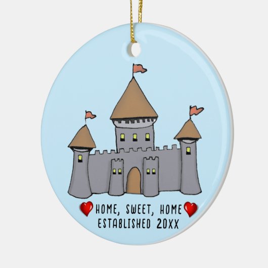 Fairytale Castle Keramisch Ornament (Links)