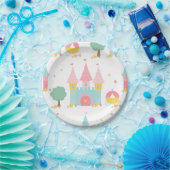 Fairytale Castle Papieren Bordje (Feest)