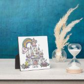 Fairytale Castle Princess Eigen naam Fotoplaat (Insitu)