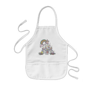 Fairytale Castle Princess Eigen naam Kinder Schort