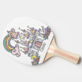 Fairytale Castle Princess Eigen naam Tafeltennisbatje (Zijkant)