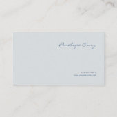 Fairytale Castle Purple Floral Gold Compass Visitekaartje (Achterkant)