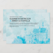 Fairytale Castle Wedding Invitations Kaart (Voorkant / Achterkant)