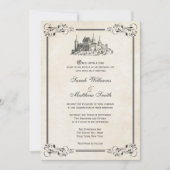 Fairytale Castle Wedding Invitations Kaart (Voorkant)