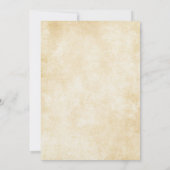 Fairytale Castle Wedding Invitations Kaart (Achterkant)