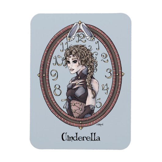 Fairytale "Cinderella" Fantasy Art Magnet #2 Magneet (Verticaal)