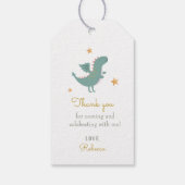 Fairytale Cute Dragon Dank je Labels Cadeaulabel (Achterkant)