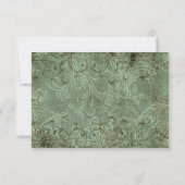 Fairytale Dragon Weddenschap RSVP Kaartje (Achterkant)