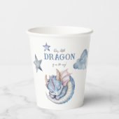Fairytale Dreamy Dragon Baby Shower Papieren Bekers (Achterkant)