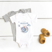 Fairytale Dreamy Dragon Baby shower Romper