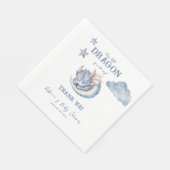 Fairytale Dreamy Dragon Baby shower Servet (Hoek)