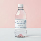 Fairytale Dreamy Dragon Baby shower Waterfles Etiket