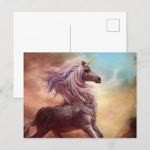 Fairytale eenorn briefkaart