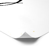 Fairytale Fantasy Baby shower Welkomstteken Poster (Hoek)