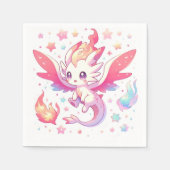 Fairytale Fiery Dragon Baby shower Servet (Voorkant)