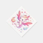 Fairytale Fiery Dragon Baby shower Servet (Hoek)
