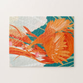 Fairytale Firebird Golden Cage Illustration Legpuzzel (Horizontaal)