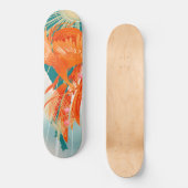 Fairytale Firebird Golden Cage Illustration Persoonlijk Skateboard (Voorkant)