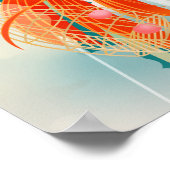 Fairytale Firebird Golden Cage Illustration Poster (Hoek)