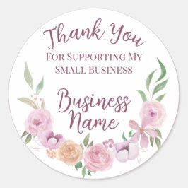 Fairytale Floral Small Business Stickers