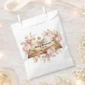 Fairytale Flowers Rose Baby Shower Bedankzakje (Geknipt)