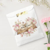 Fairytale Flowers Rose Baby Shower Bedankzakje (Gezegeld)