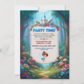 Fairytale Forest verjaardagsuitnodiging Kaart (Voorkant)