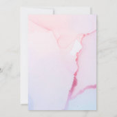 Fairytale Fox Pink Sky Dream | Virtueel Baby showe Kaart (Achterkant)