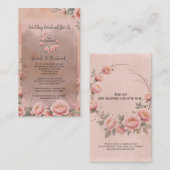 Fairytale Garden Wedding Weekend Info Informatiekaartje (Voorkant / Achterkant)