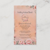 Fairytale Garden Wedding Weekend Info Informatiekaartje (Voorkant)