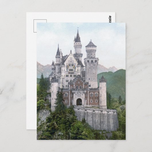 Fairytale German Castle Briefkaart (Voorkant / Achterkant)
