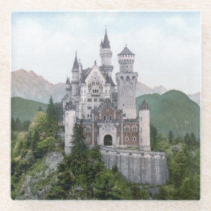Fairytale German Castle Glazen Onderzetter