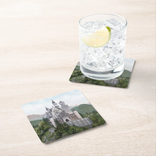 Fairytale German Castle Kartonnen Onderzetters (Insitu)
