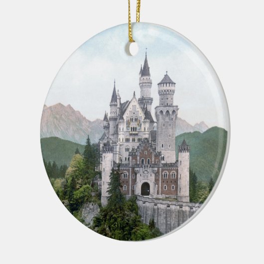 Fairytale German Castle Keramisch Ornament (Links)