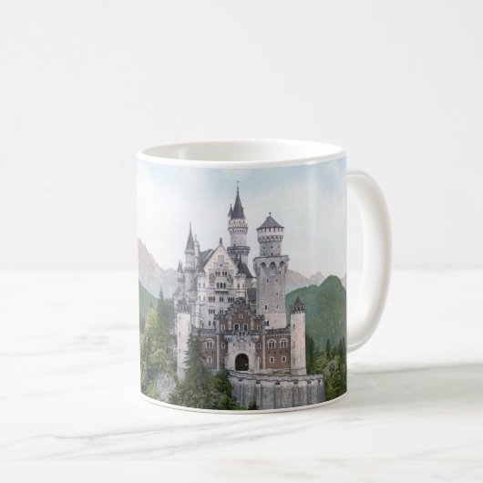 Fairytale German Castle Koffiemok (Voorkant rechts)