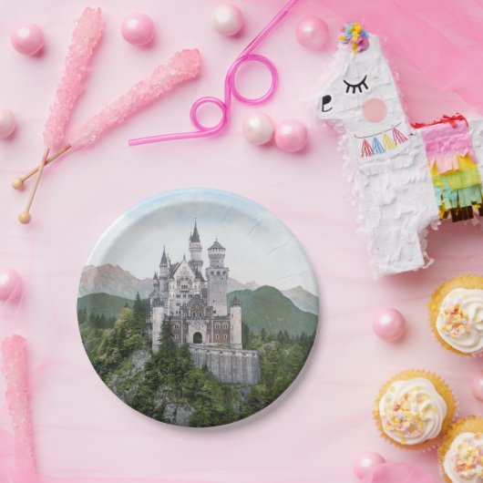 Fairytale German Castle Papieren Bordje (Feest)