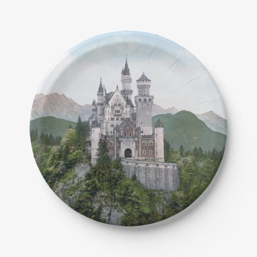 Fairytale German Castle Papieren Bordje (Voorkant)