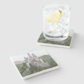 Fairytale German Castle Stenen Onderzetter (Zijkant)