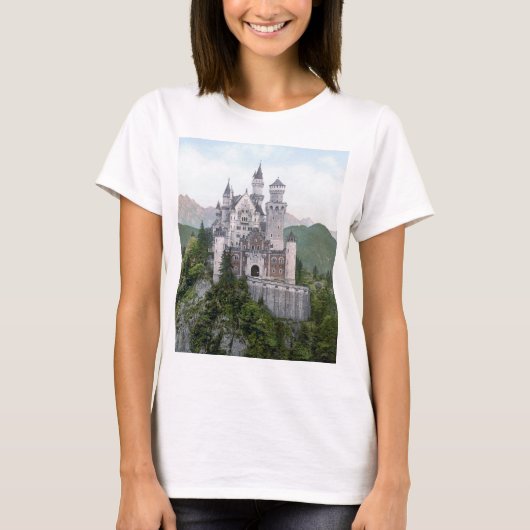 Fairytale German Castle T-shirt (Voorkant)
