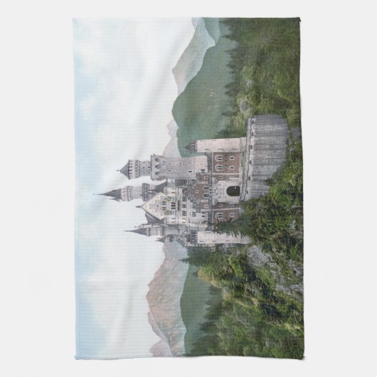 Fairytale German Castle Theedoek (Verticaal)