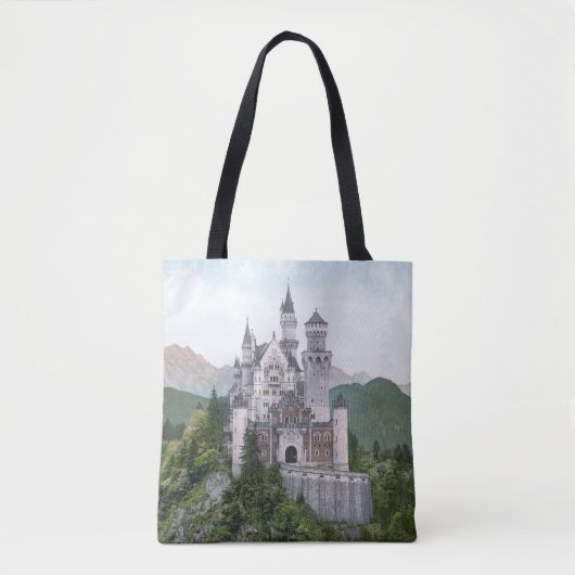 Fairytale German Castle Tote Bag (Voorkant)