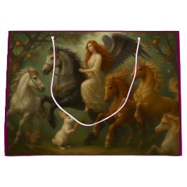 Fairytale Horses and Angel Gift Bag Groot Cadeauzakje