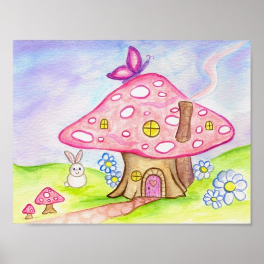 Fairytale House Art Poster (Voorkant)