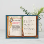 Fairytale huwelijksuitnodiging kaart (Staand voorkant)