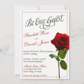 Fairytale huwelijksuitnodiging kaart (Voorkant)