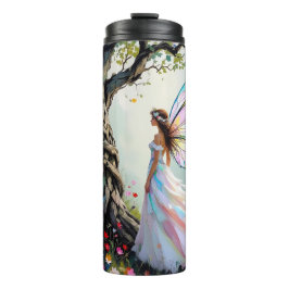 Fairytale Inspired Fairy and Whimsical Tree Thermosbeker