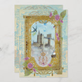 Fairytale kasteel in de nesten kaart (Voorkant / Achterkant)