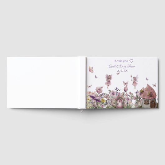 Fairytale keepsake Baby shower Folie gastenboek (Volledig)