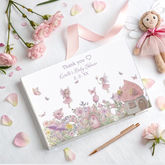 Fairytale keepsake Baby shower Folie gastenboek