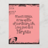  Fairytale Love Quote Briefkaart (Voorkant)